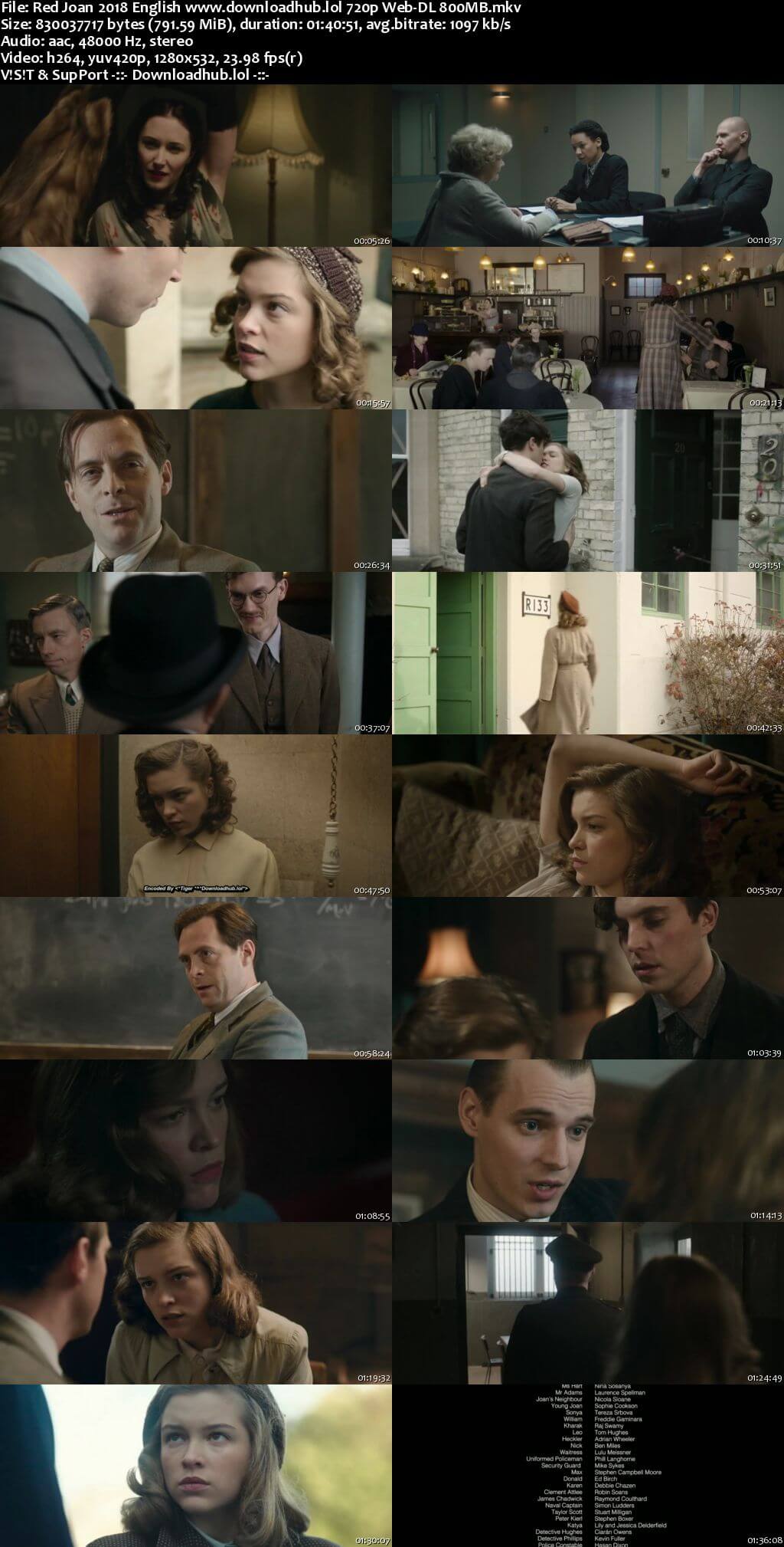 Red Joan 2018 English 720p Web-DL 800MB