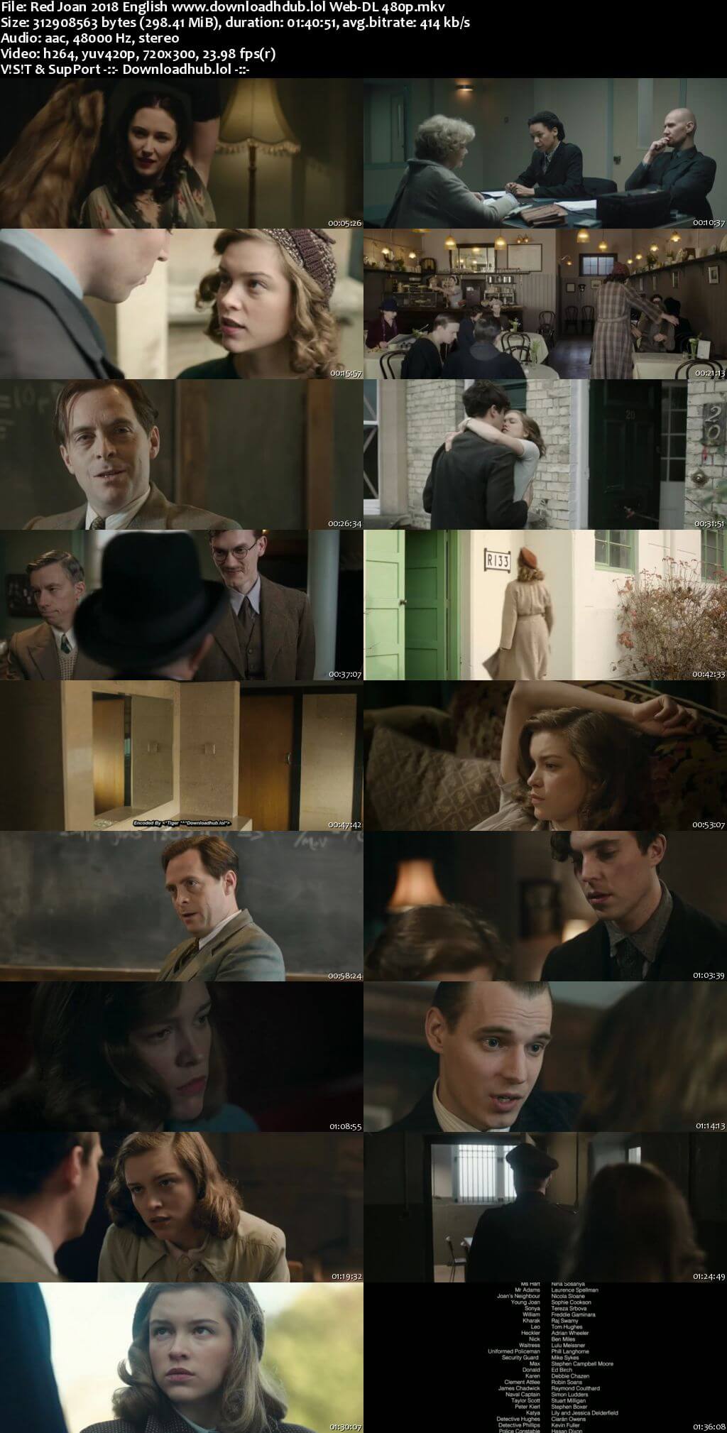 Red Joan 2018 English 300MB Web-DL 480p