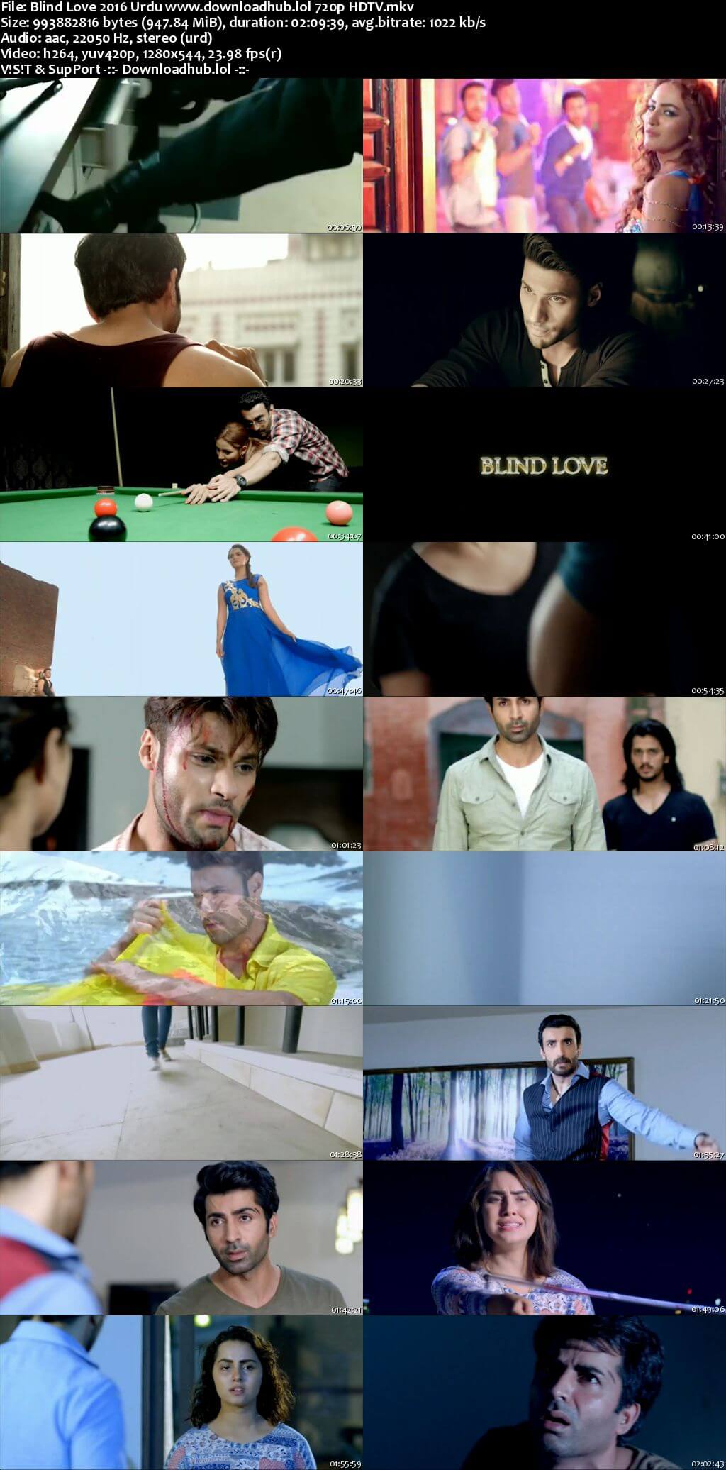 Blind Love 2016 Urdu 720p HDTV x264