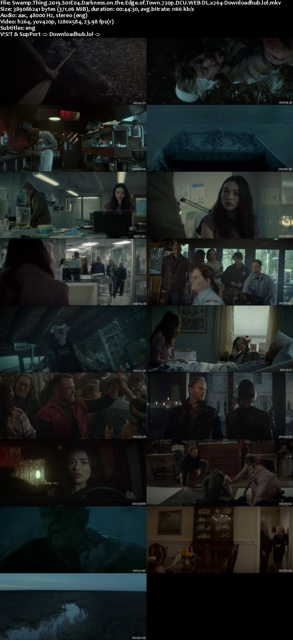 Swamp Thing S01E04 350MB WEB-DL 720p ESubs