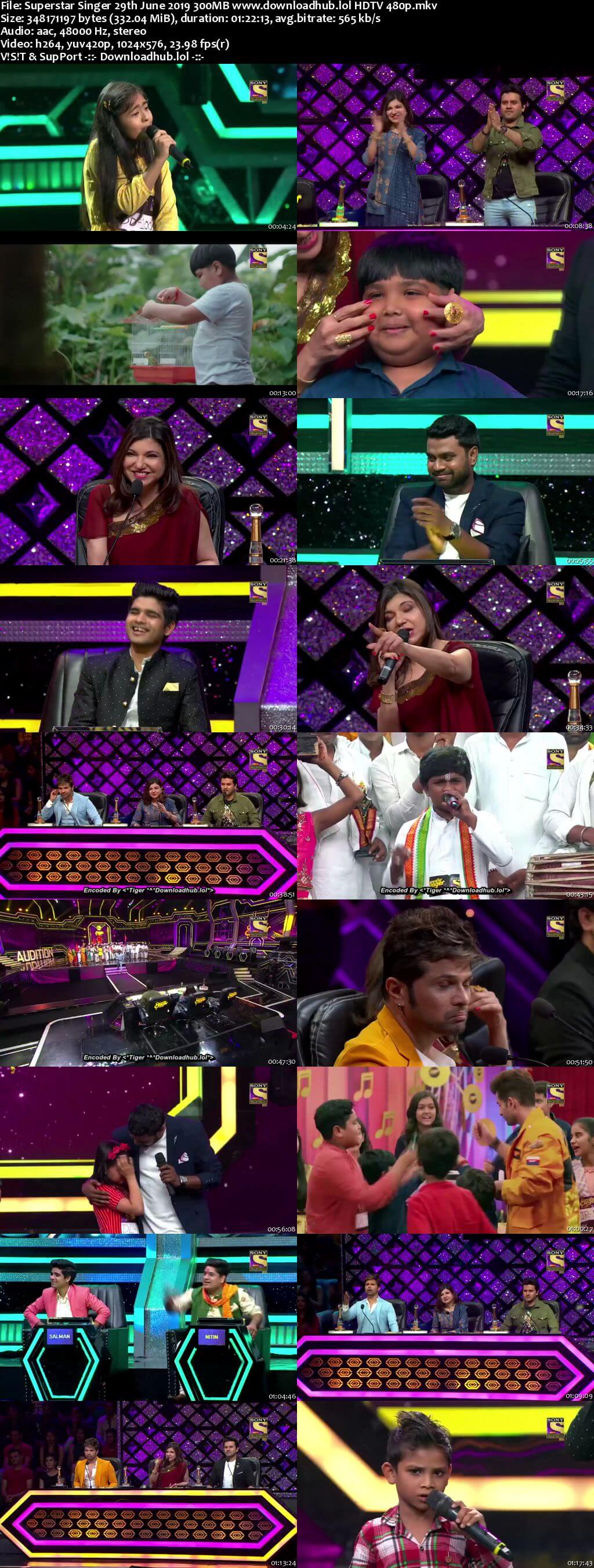 Superstar Singer 29 June 2019 Episode 01 HDTV 480p