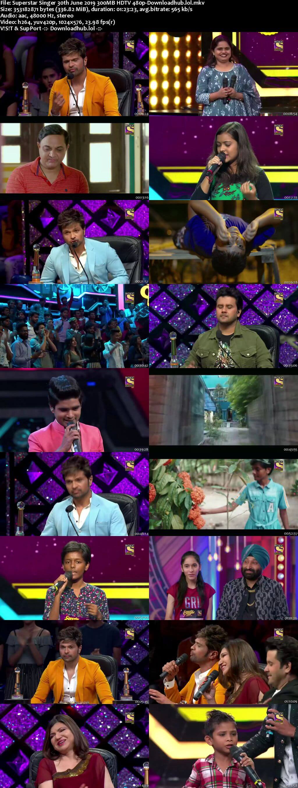 Superstar Singer 30 June 2019 Episode 02 HDTV 480p