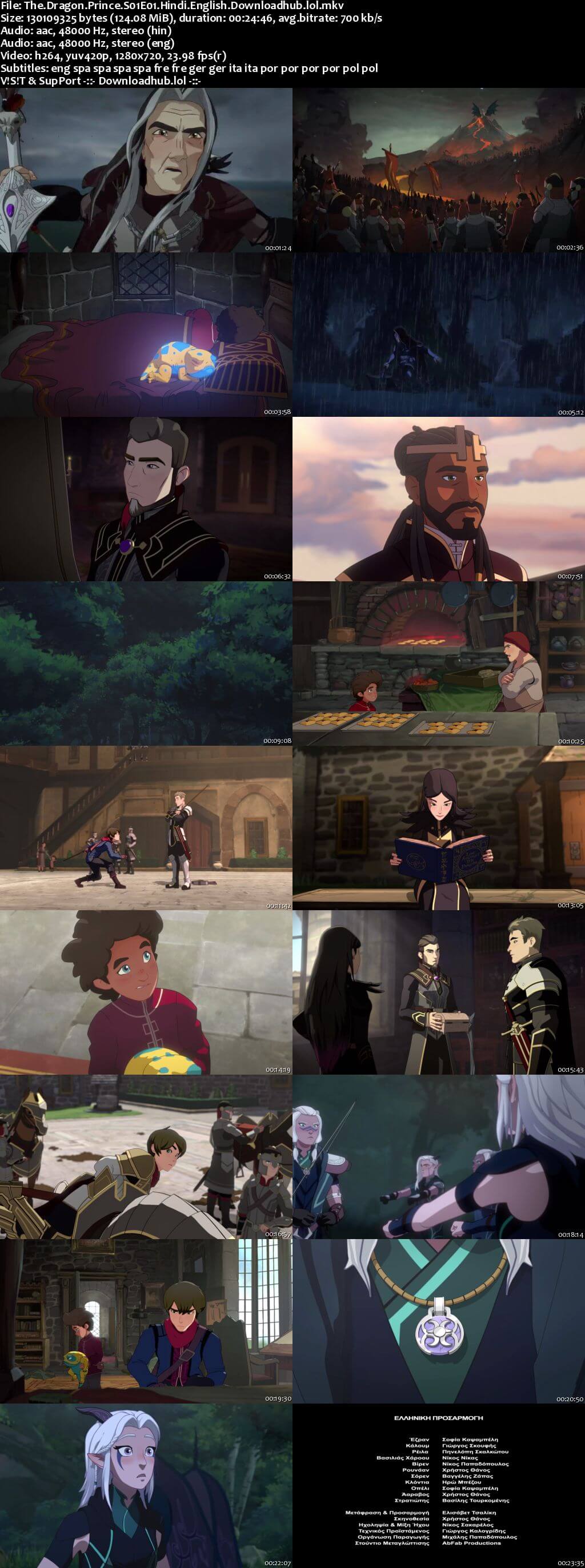 The Dragon Prince S01 Complete Hindi Dual Audio 720p Web-DL MSubs