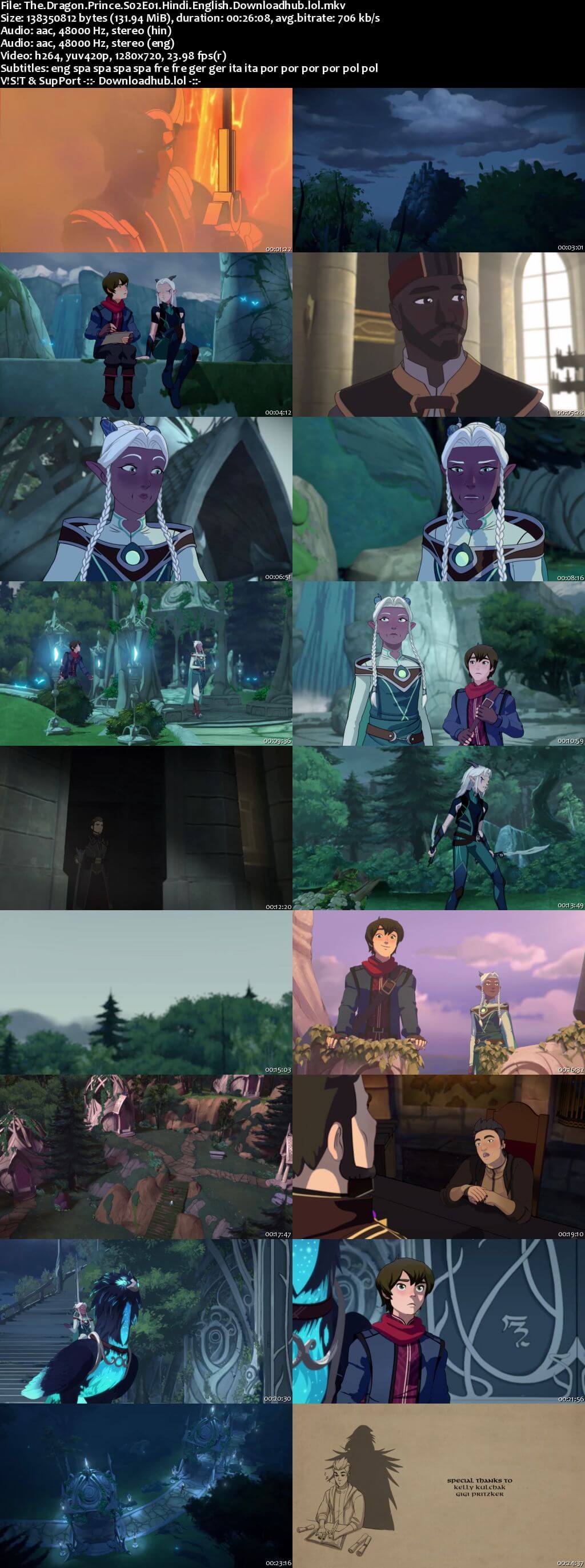 The Dragon Prince S02 Complete Hindi Dual Audio 720p Web-DL MSubs