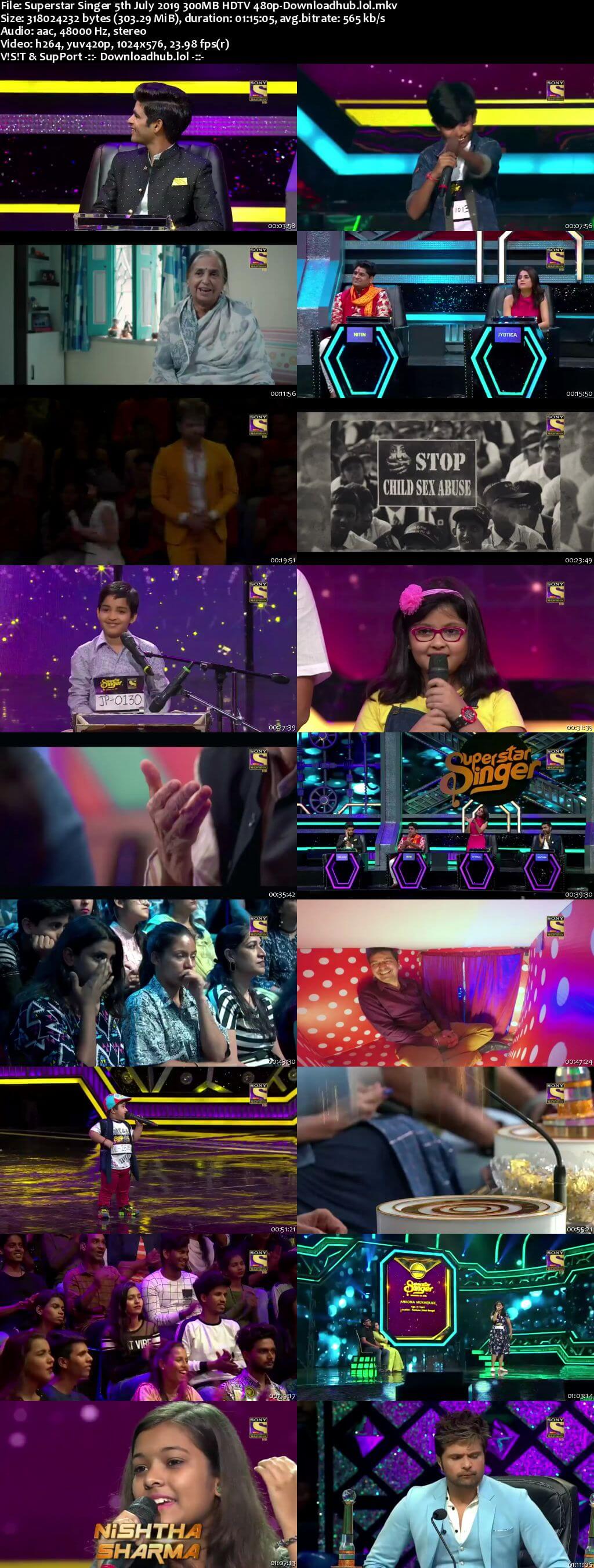 Superstar Singer 06 July 2019 Episode 03 HDTV 480p