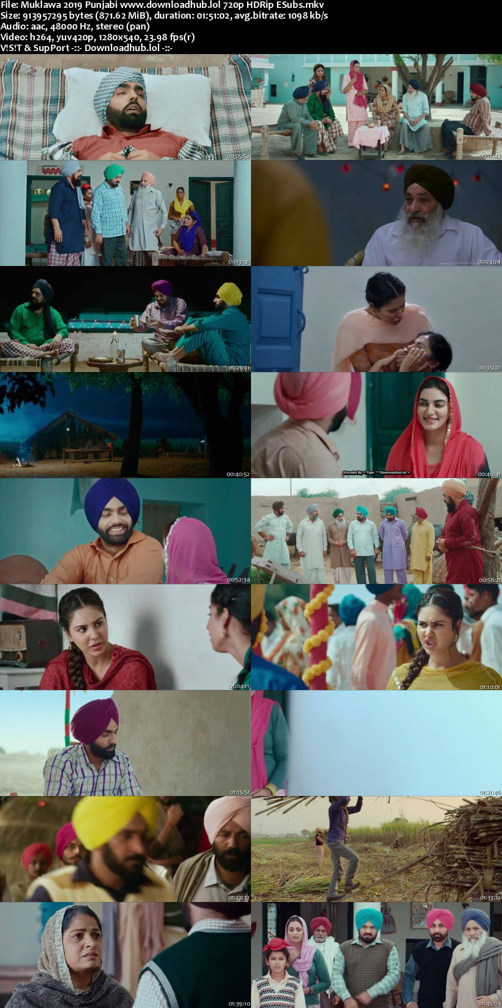Muklawa 2019 Punjabi 720p HDRip ESubs