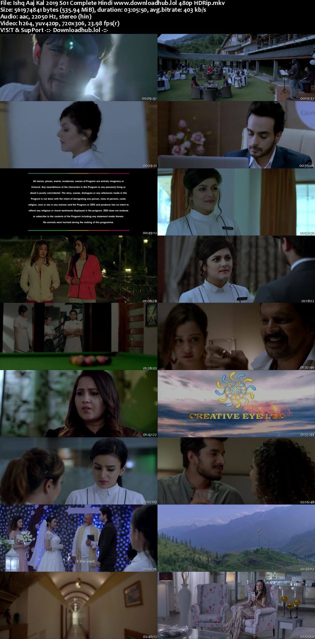 Ishq Aaj Kal 2019 Hindi Season 01 Complete 500MB HDRip 480p