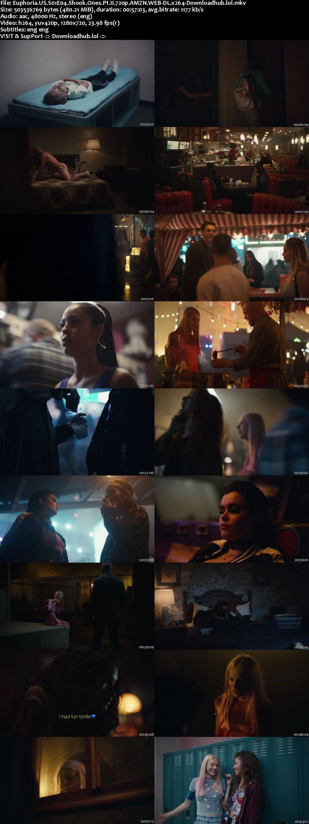 Euphoria S01E04 450MB WEB-DL 720p ESubs