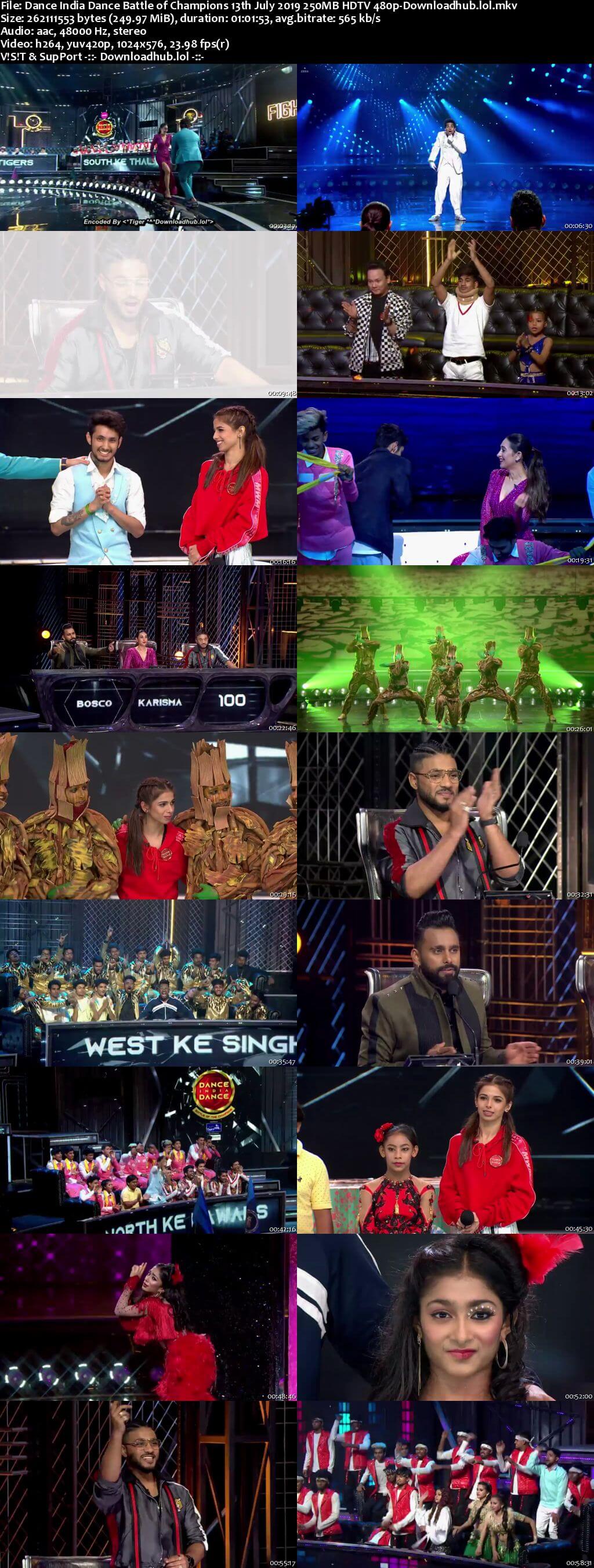 Dance India Dance 13 July 2019 Episode 07 HDTV 480p