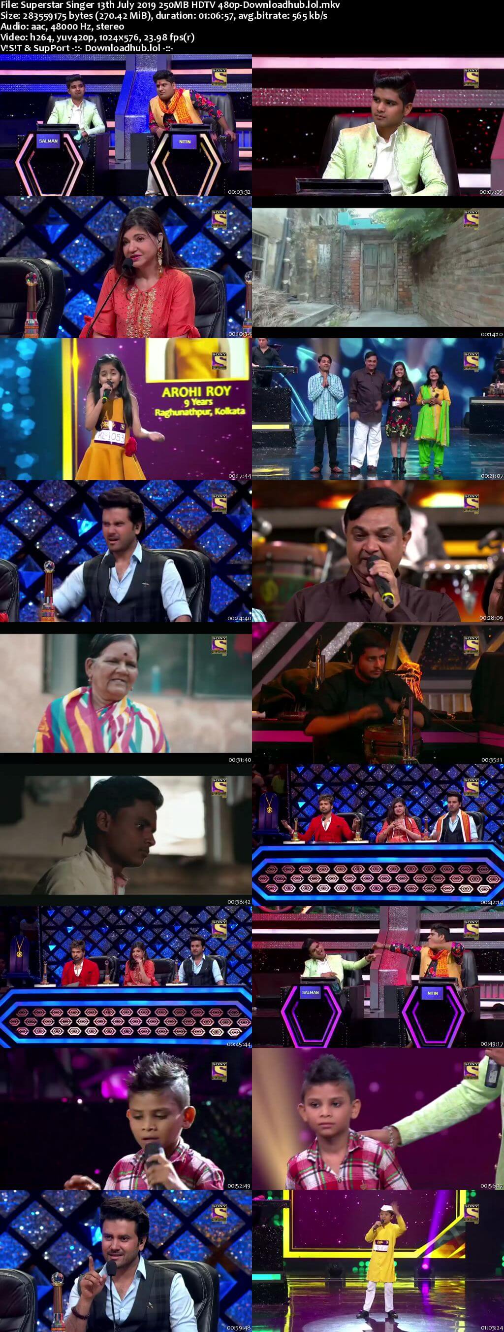 Superstar Singer 13 July 2019 Episode 05 HDTV 480p