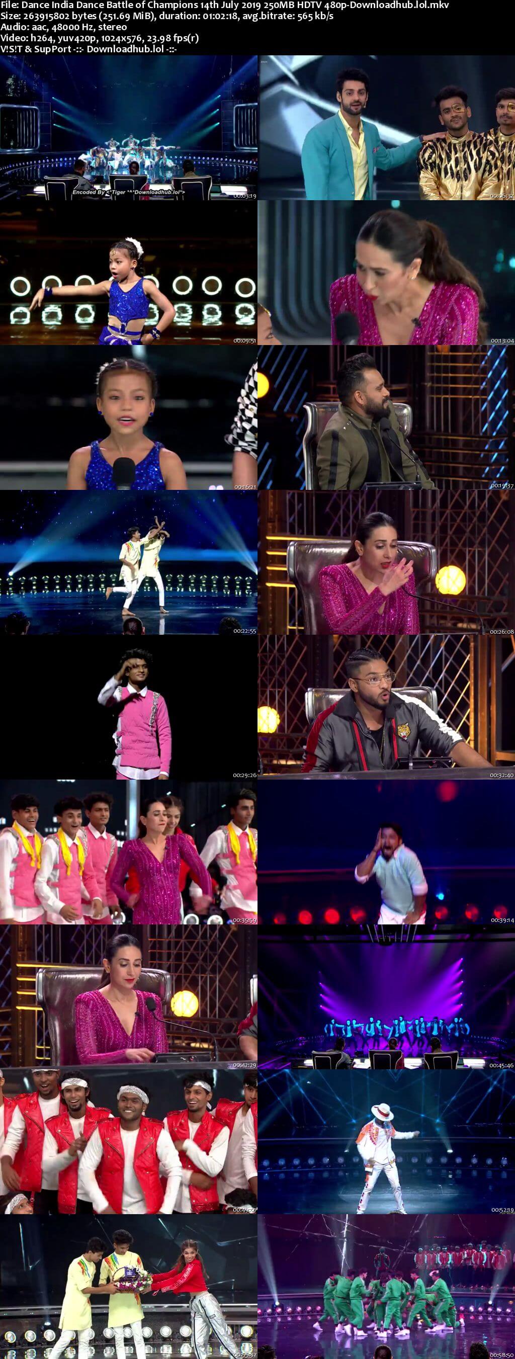 Dance India Dance 14 July 2019 Episode 08 HDTV 480p