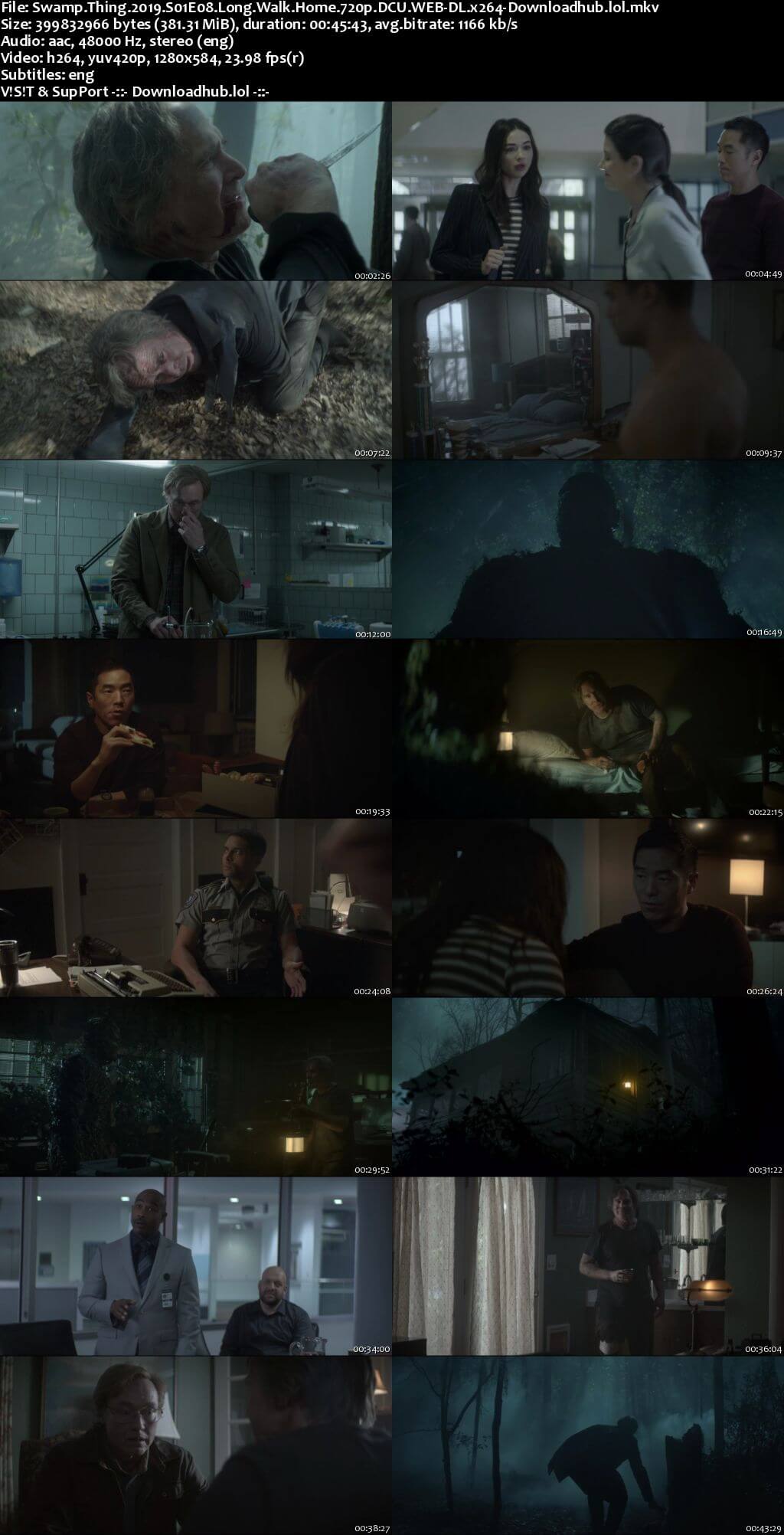 Swamp Thing S01E08 350MB WEB-DL 720p ESubs