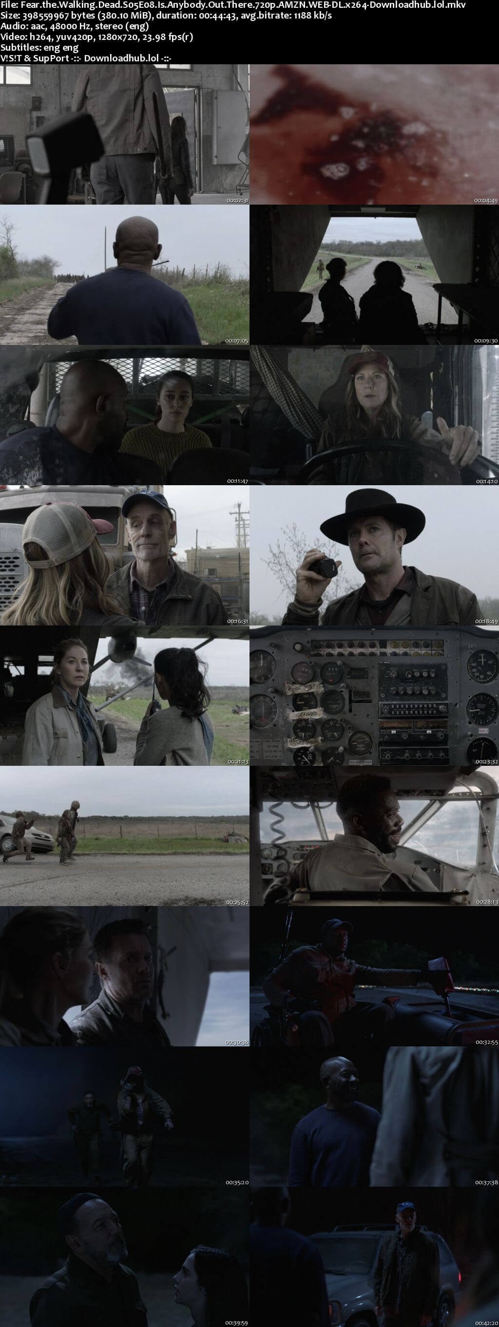 Fear the Walking Dead S05E08 350MB AMZN Web-DL 720p ESubs