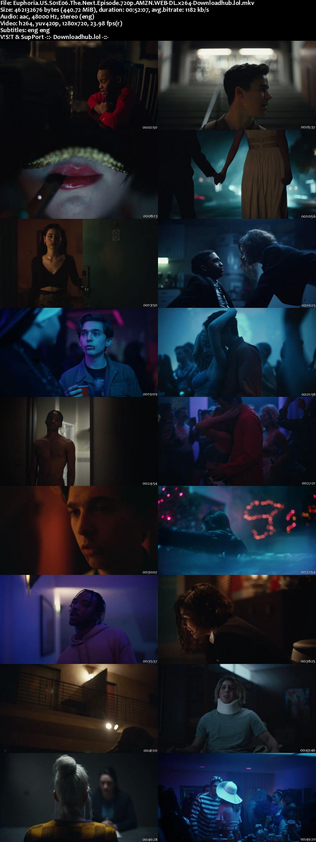 Euphoria S01E06 450MB WEB-DL 720p ESubs