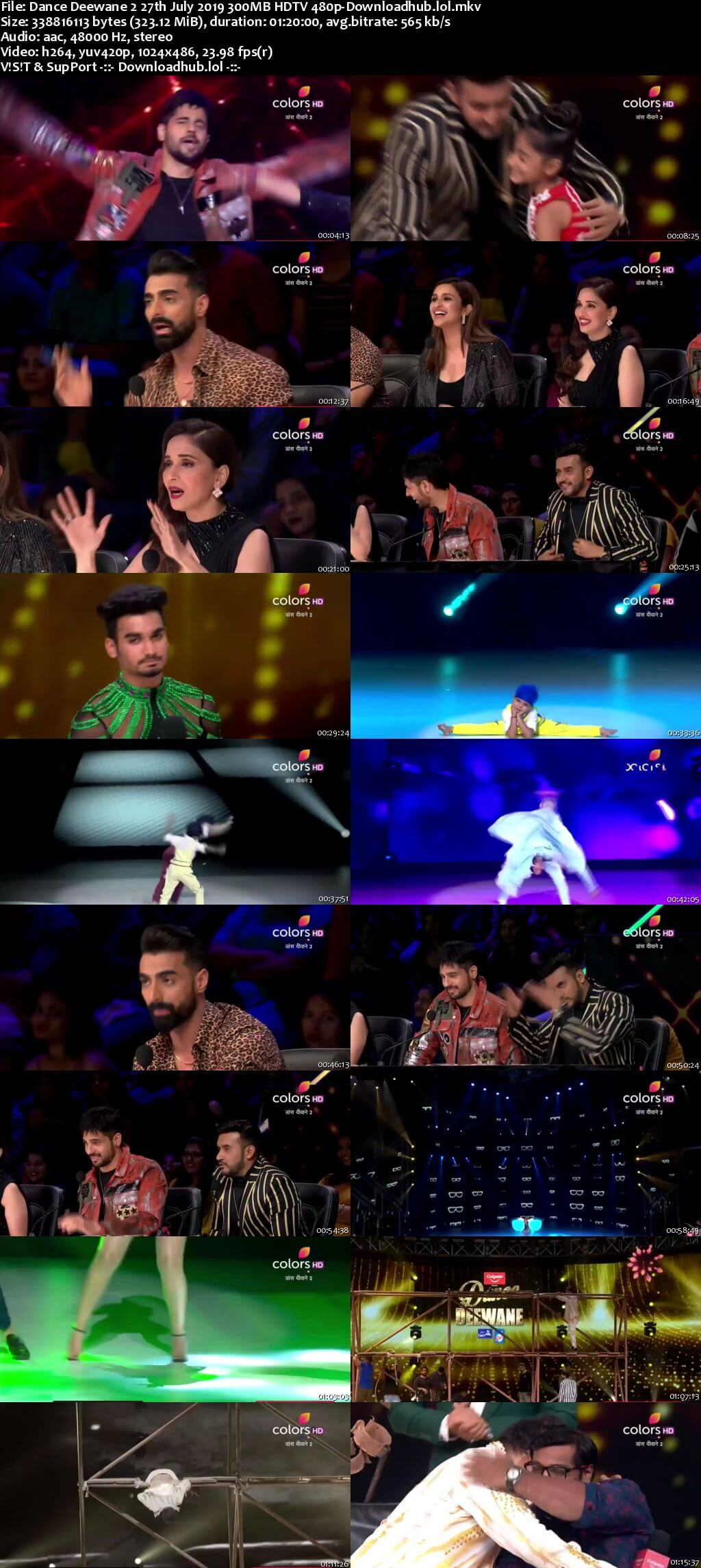 Dance Deewane 2 27 July 2019 Episode 13 HDTV 480p