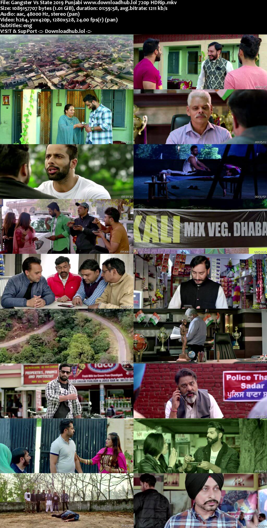 Gangster Vs State 2019 Punjabi 720p HDRip ESubs