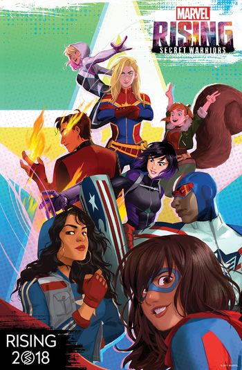 Marvel Rising: Secret Warriors 2018 720p HDRip Dual Audio In Hindi English