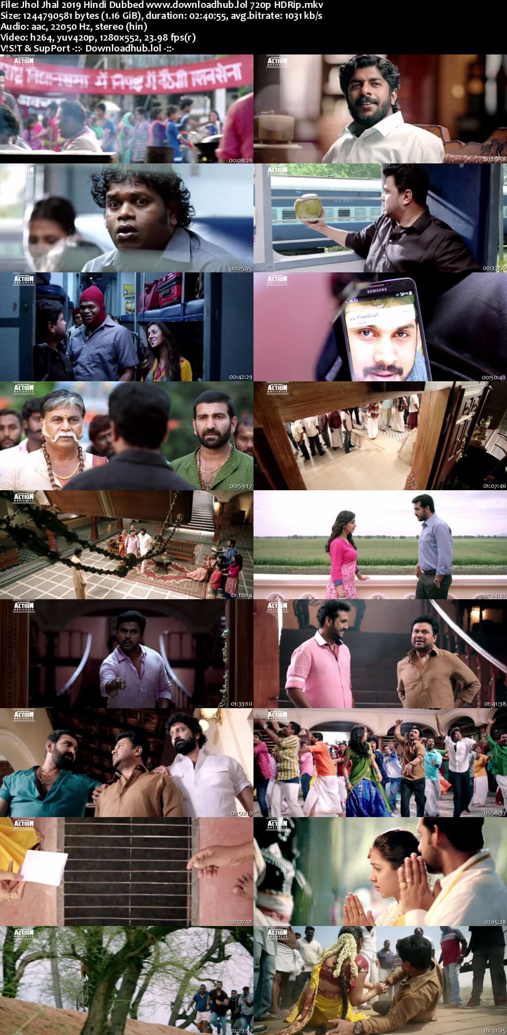 Jhol Jhal 2019 Hindi Dubbed 720p HDRip x264