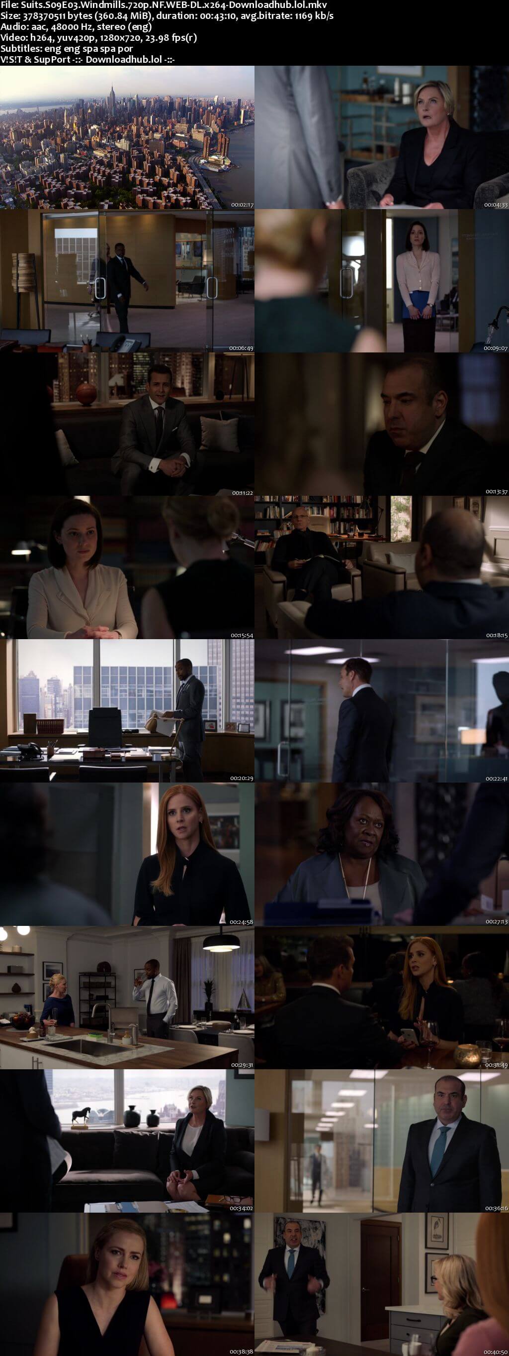 Suits S09E03 350MB Web-DL 720p x264 ESubs