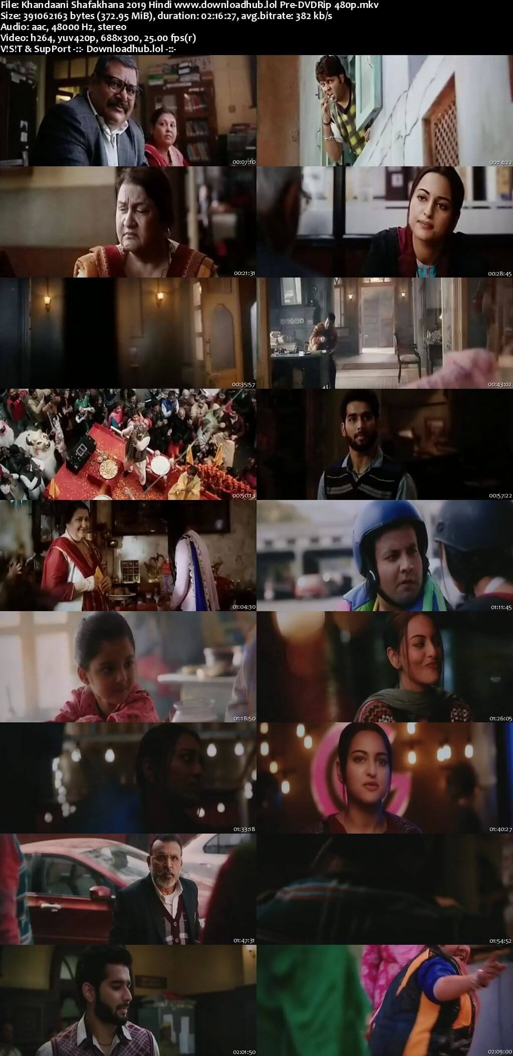 Khandaani Shafakhana 2019 Hindi 350MB Pre-DVDRip 480p