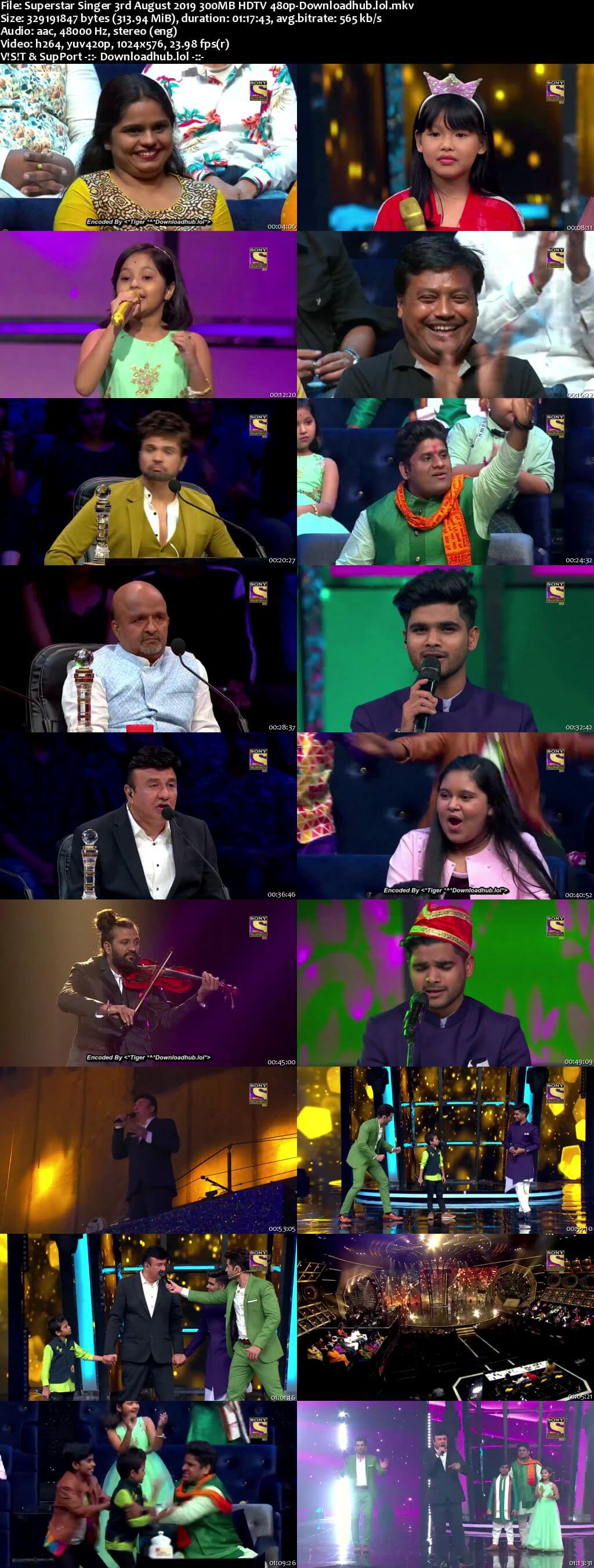 Superstar Singer 03 August 2019 Episode 11 HDTV 480p