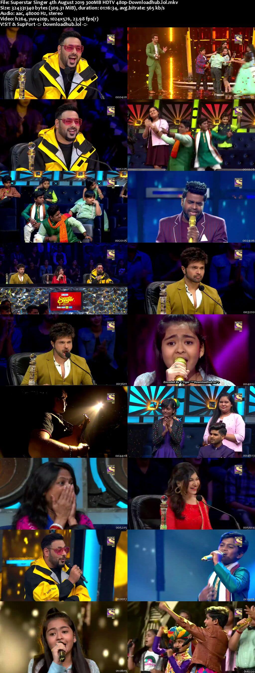 Superstar Singer 04 August 2019 Episode 12 HDTV 480p