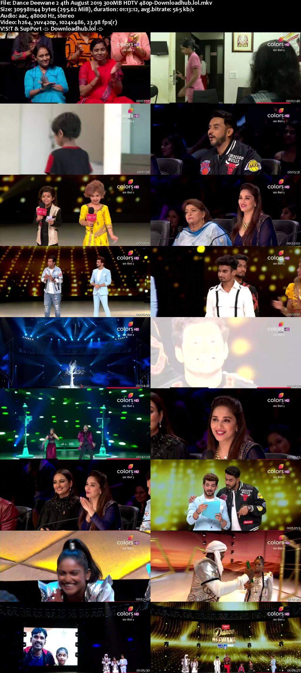 Dance Deewane 2 04 August 2019 Episode 16 HDTV 480p