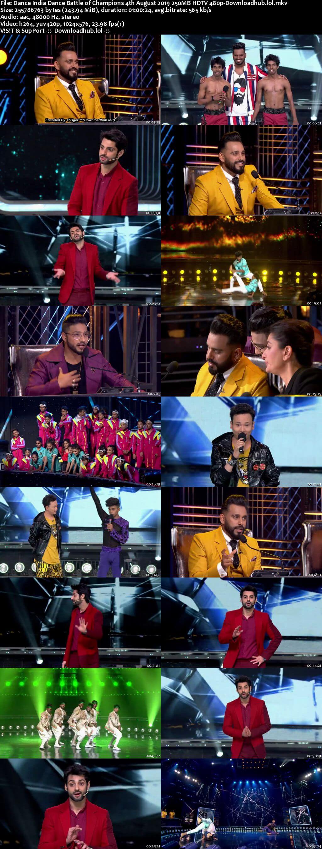 Dance India Dance 04 August 2019 Episode 14 HDTV 480p