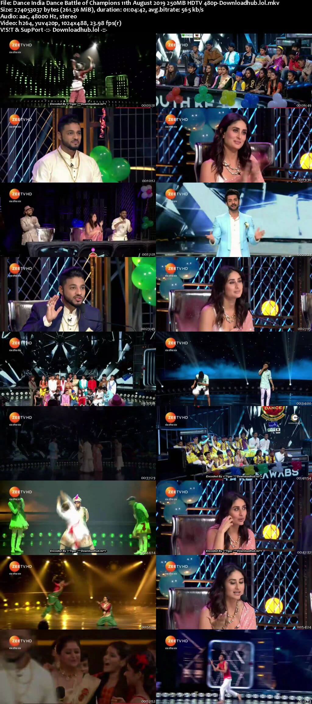 Dance India Dance 11 August 2019 Episode 16 HDTV 480p