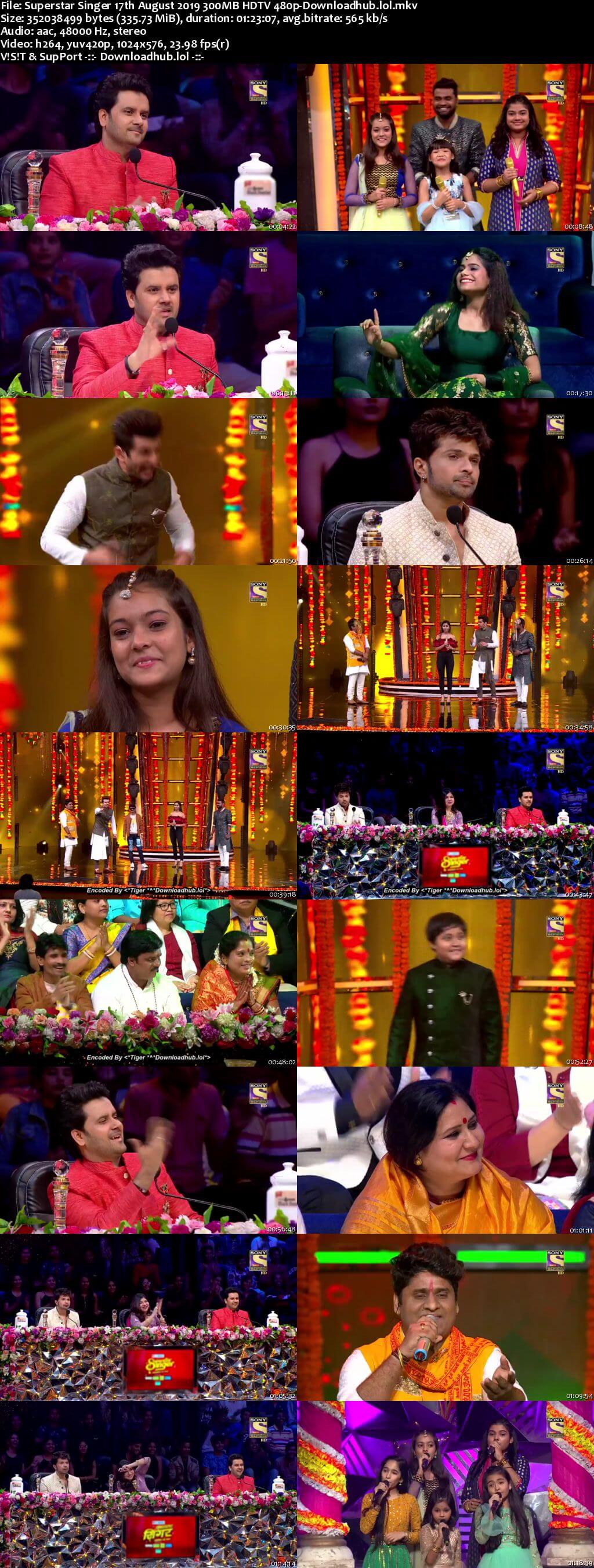 Superstar Singer 17 August 2019 Episode 15 HDTV 480p