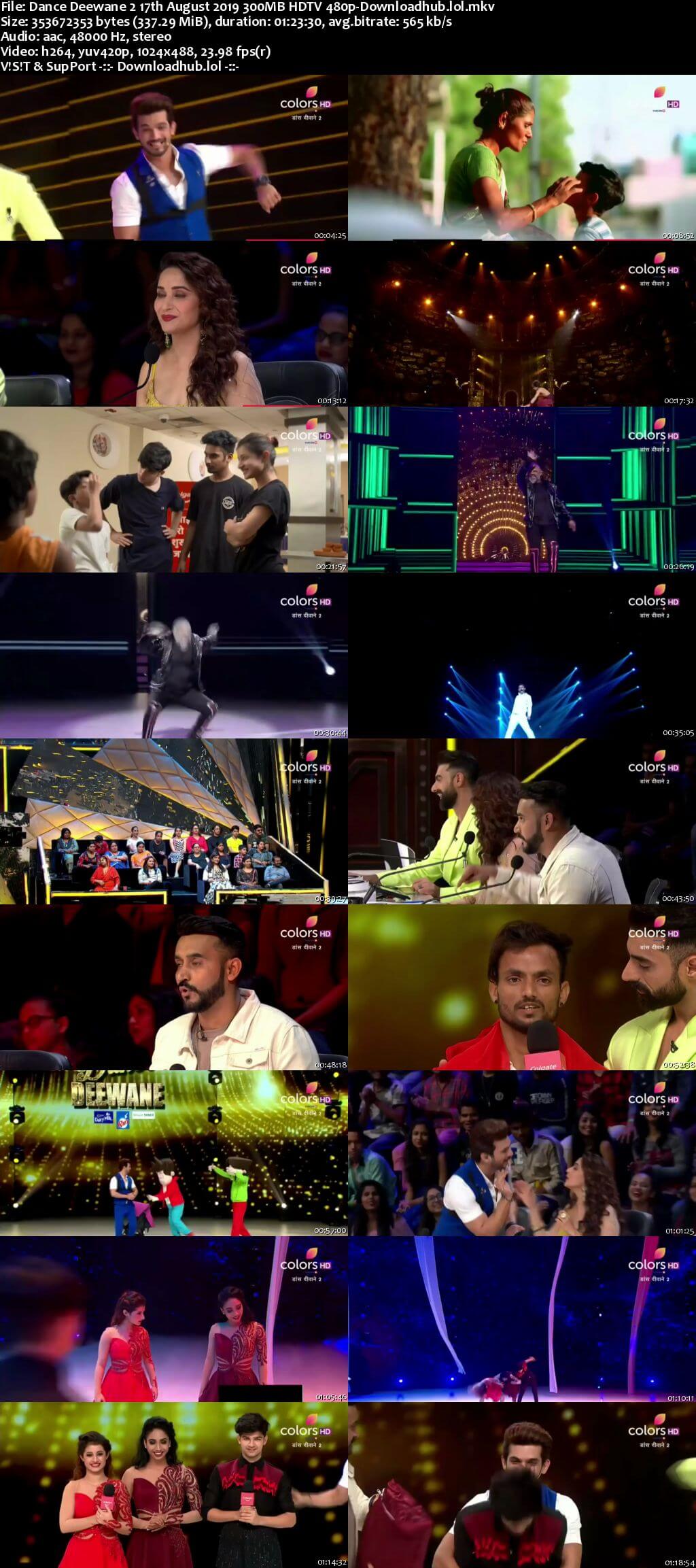 Dance Deewane 2 17 August 2019 Episode 19 HDTV 480p