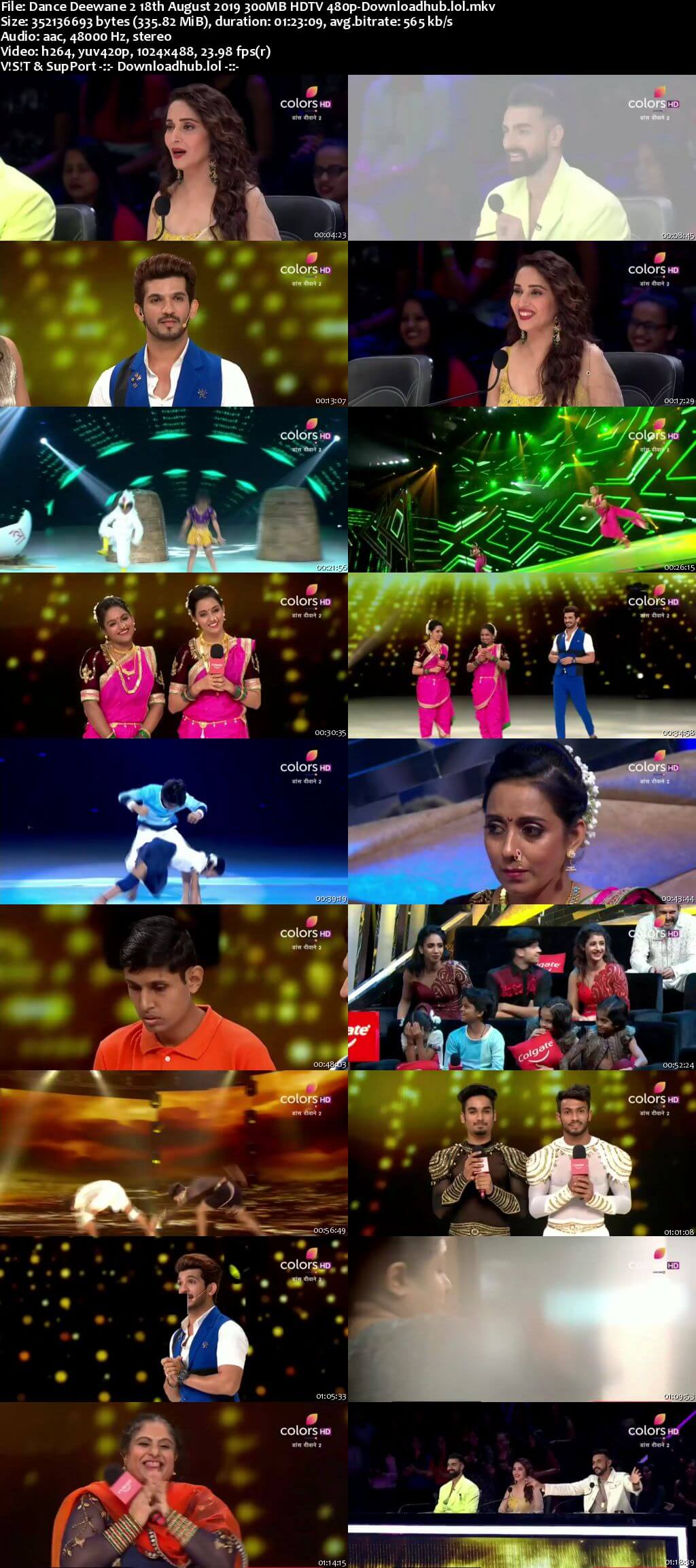 Dance Deewane 2 18 August 2019 Episode 20 HDTV 480p