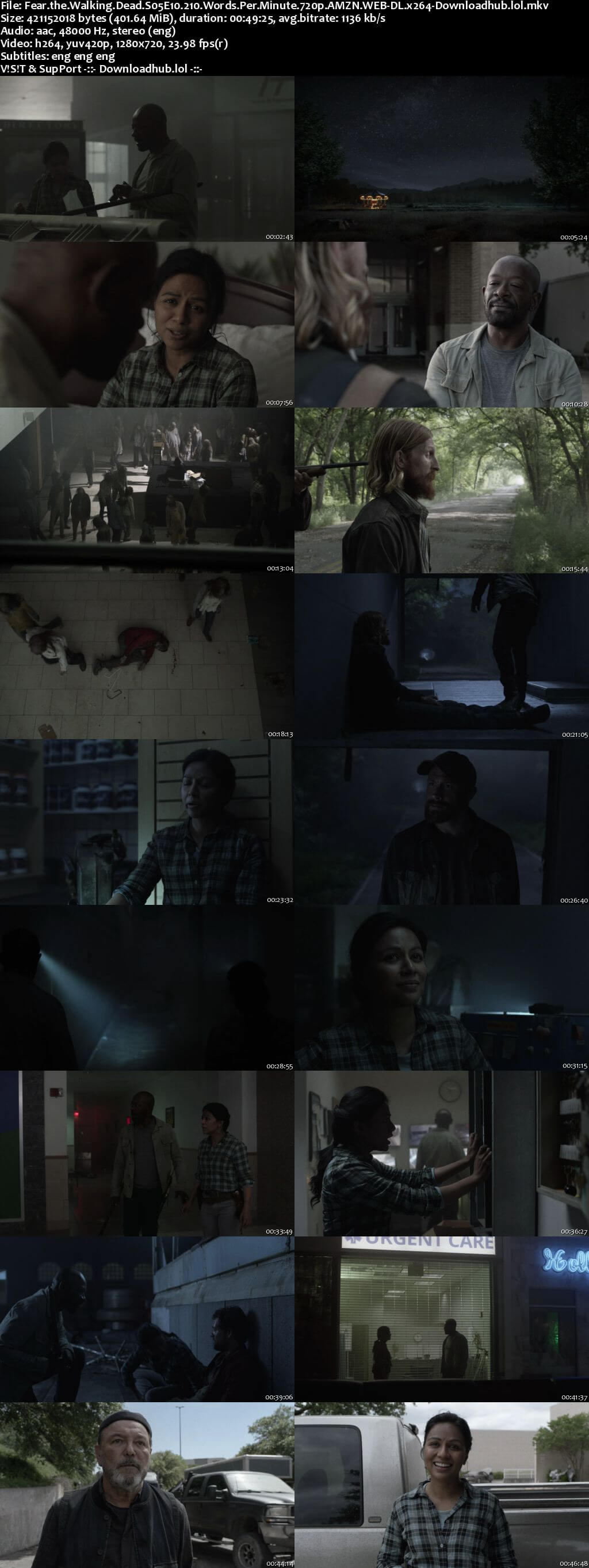 Fear the Walking Dead S05E10 400MB AMZN Web-DL 720p ESubs