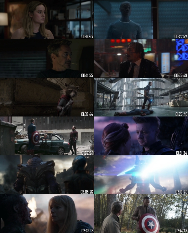 Avengers Endgame 2019 BRRip 720p 480p Dual Audio Hindi English Full Movie Download