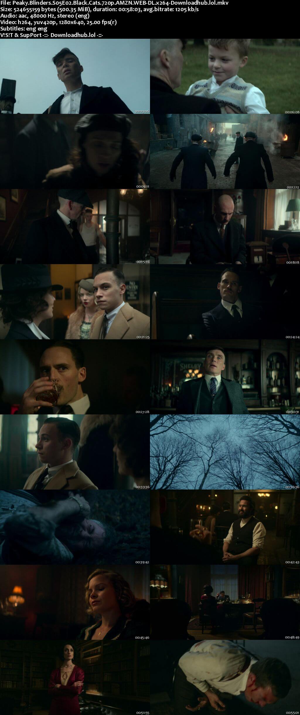 Peaky Blinders S05E02 500MB AMZN WEB-DL 720p x264 ESubs