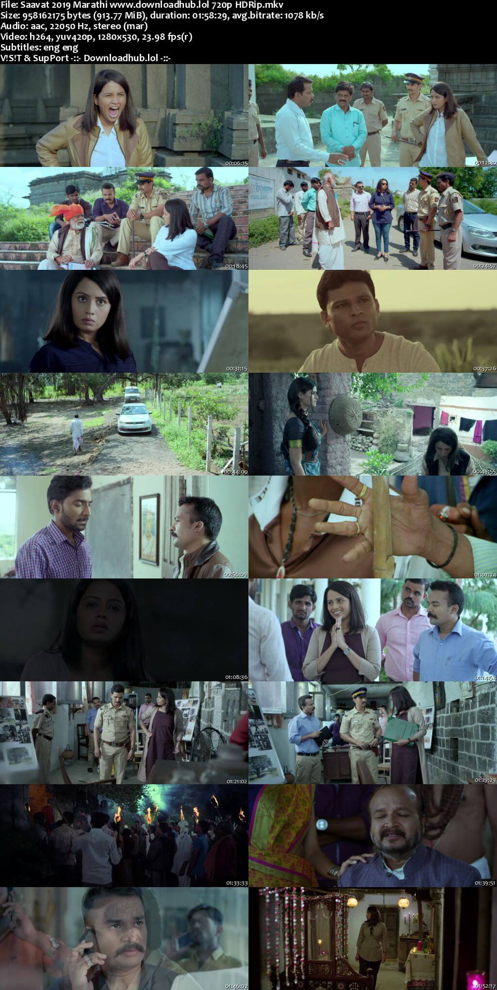 Saavat 2019 Marathi 720p HDRip ESubs