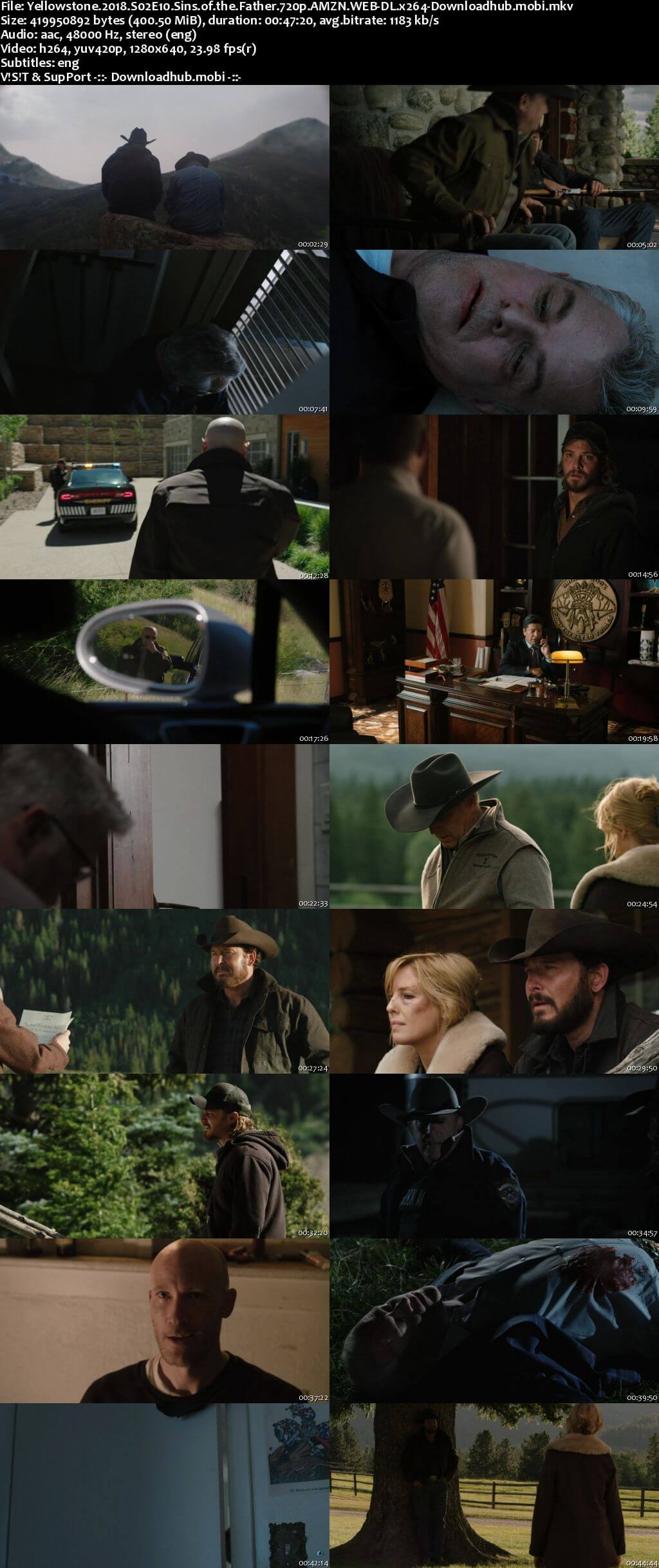 Yellowstone S02E10 400MB AMZN WEB-DL 720p ESubs