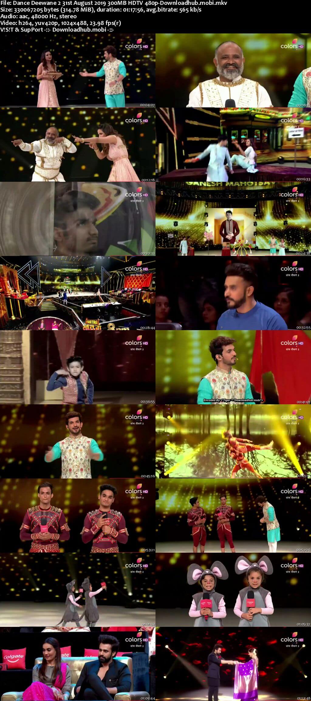 Dance Deewane 2 31 August 2019 Episode 23 HDTV 480p