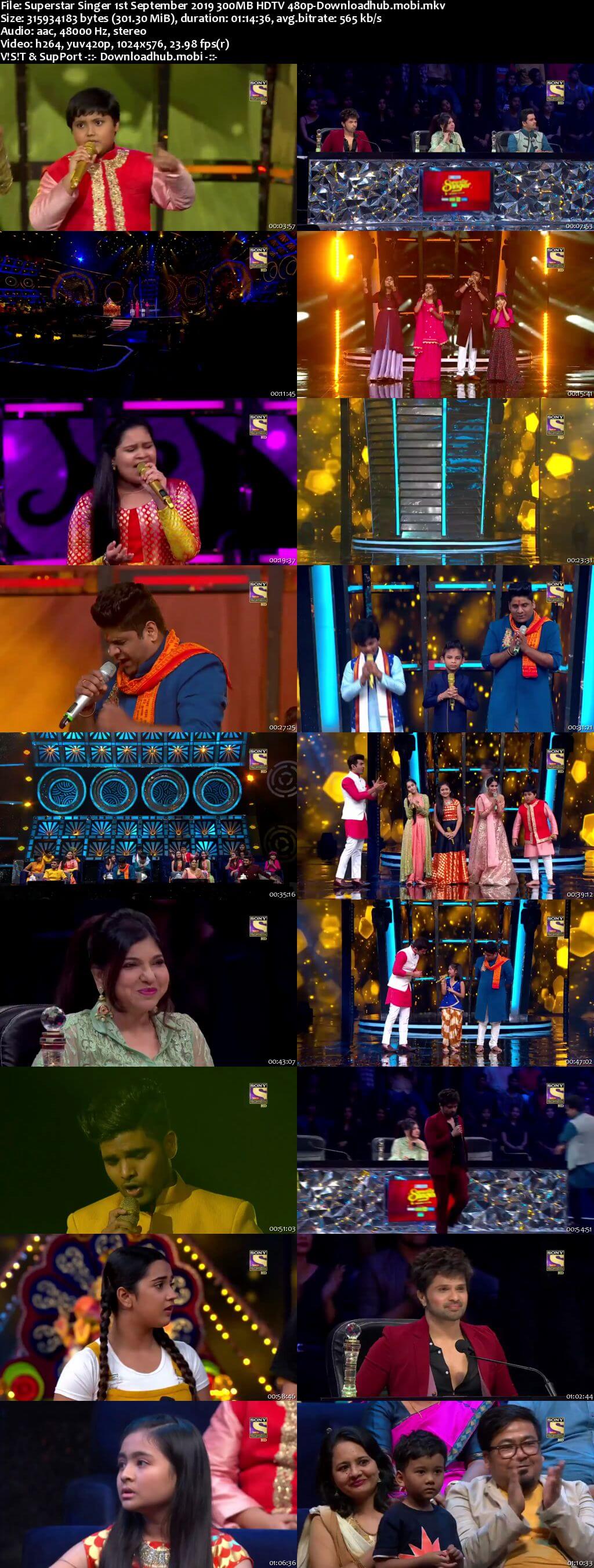 Superstar Singer 01 September 2019 Episode 20 HDTV 480p