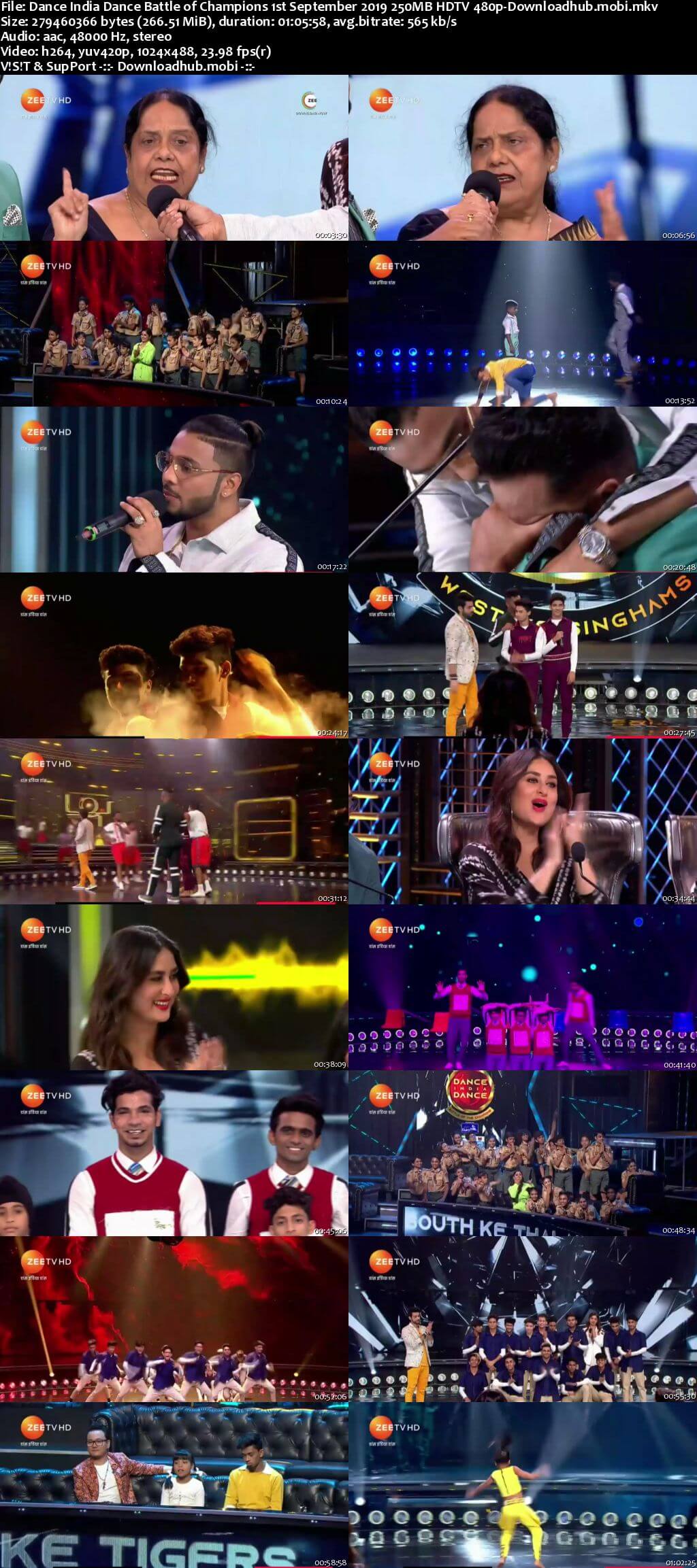 Dance India Dance 01 September 2019 Episode 22 HDTV 480p