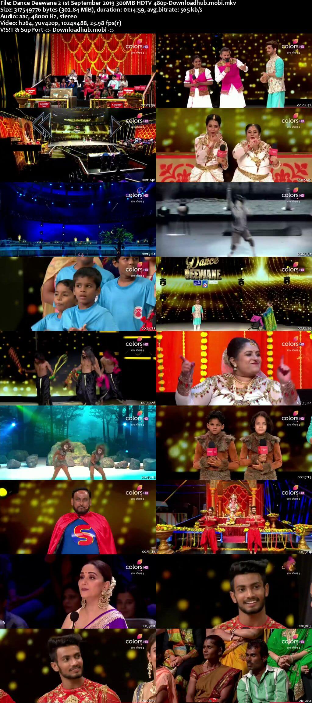 Dance Deewane 2 01 September 2019 Episode 24 HDTV 480p