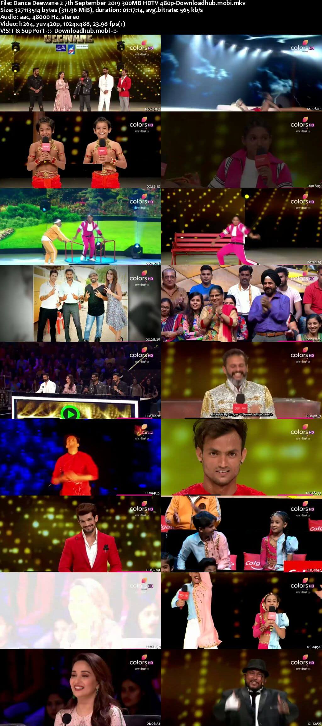 Dance Deewane 2 07 September 2019 Episode 25 HDTV 480p