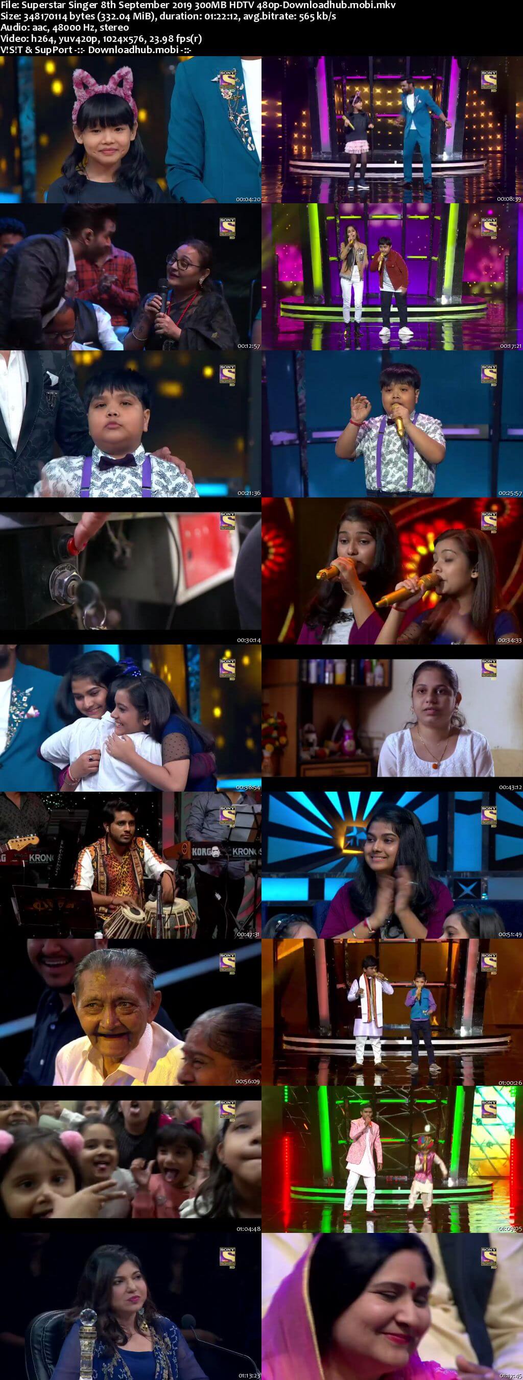 Superstar Singer 08 September 2019 Episode 22 HDTV 480p