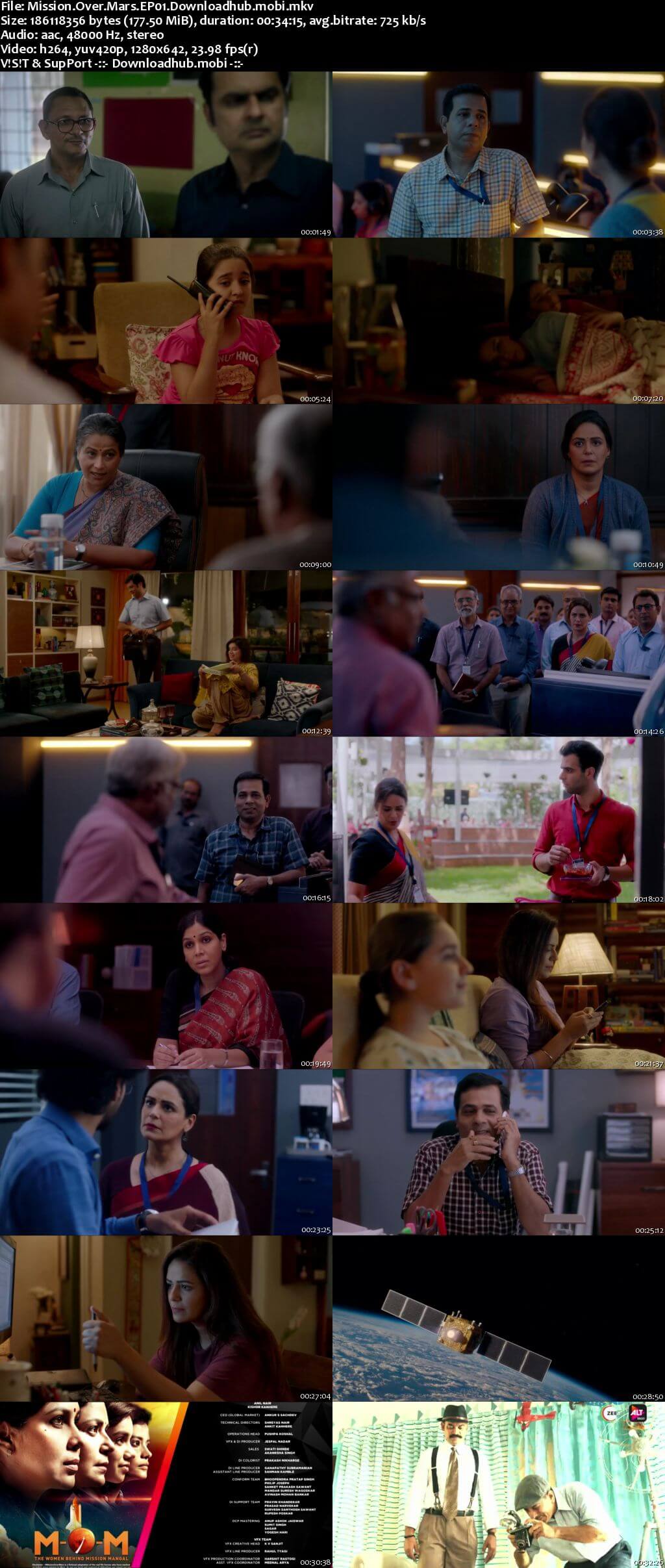 Mission Over Mars 2019 Hindi Season 01 Complete 720p HDRip x264