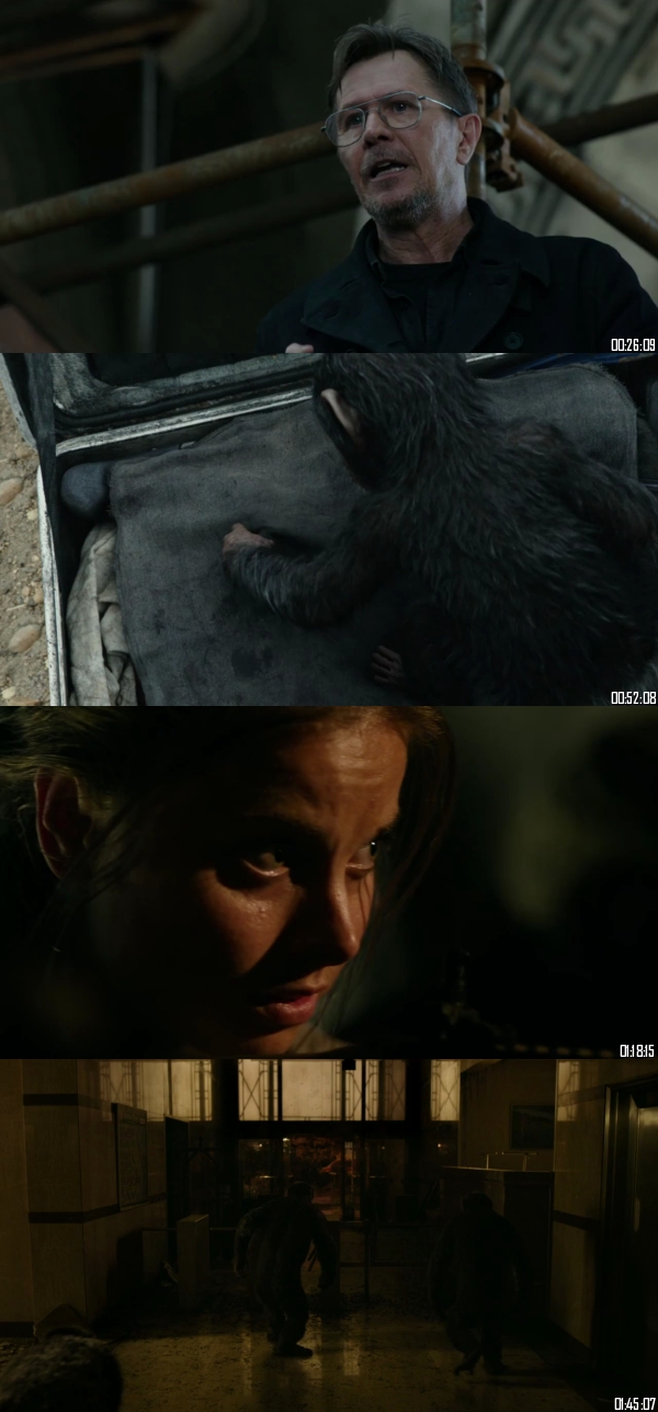Dawn of the Planet of the Apes 2014 BRRip 720p 480p Dual Audio Hindi English Full Movie Download