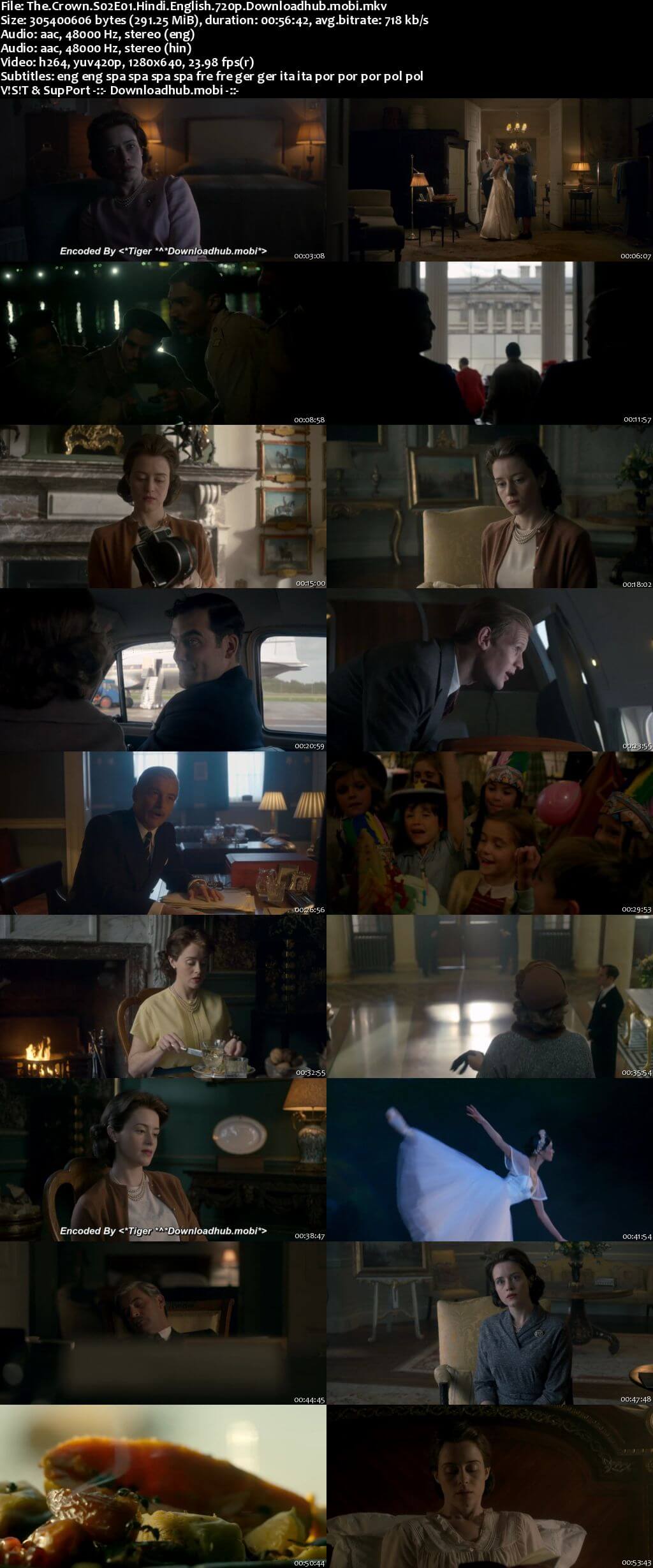 The Crown S02 Complete Hindi Dual Audio 720p Web-DL MSubs