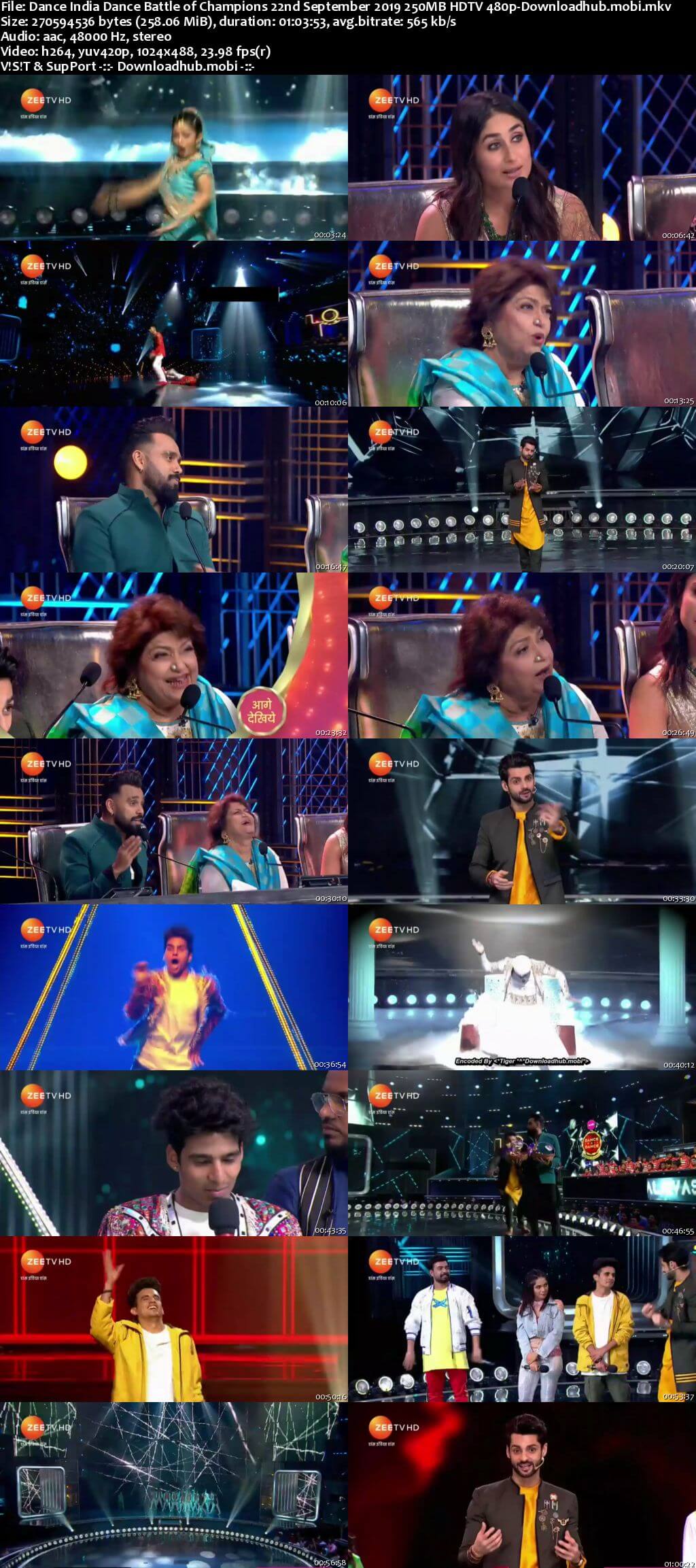 Dance India Dance 22 September 2019 Episode 28 HDTV 480p