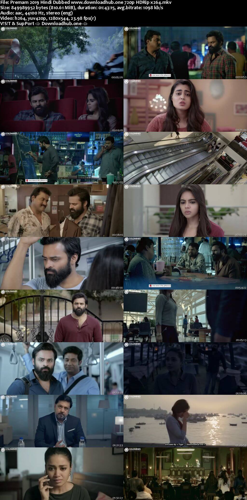 Premam 2019 Hindi Dubbed 720p HDRip x264