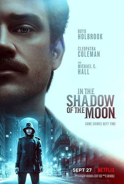 Poster of In the Shadow of the Moon 2019 Full Hindi Dual Audio Movie Download HDRip 480p