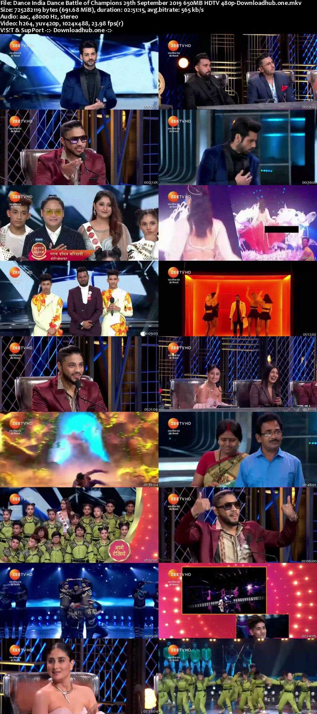 Dance India Dance 29 September 2019 Finale Episode HDTV 480p